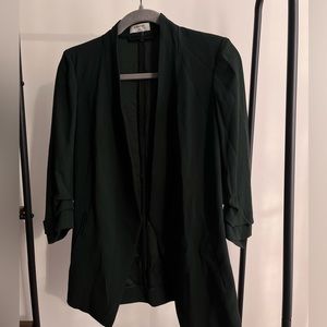 Aritzia babaton dark green blazer